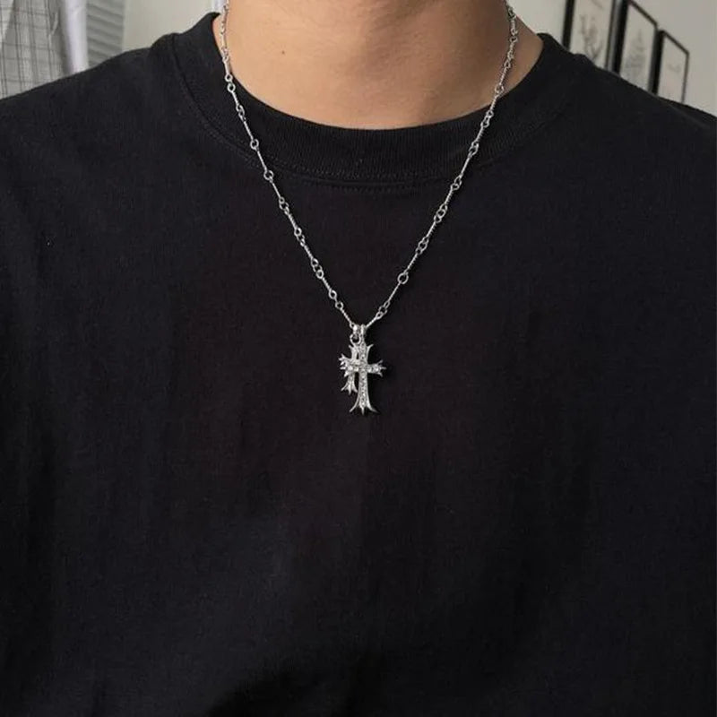 Iced Out Aesthetic Pendant Necklace